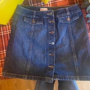 SO Denim Blue Mini Skirt